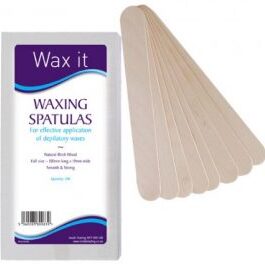 WAX IT WOODEN SPATULAS (box of 100)