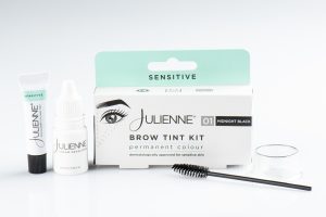JULIENNE SENSITIVE MIDNIGHT BLACK BROW TINT KIT